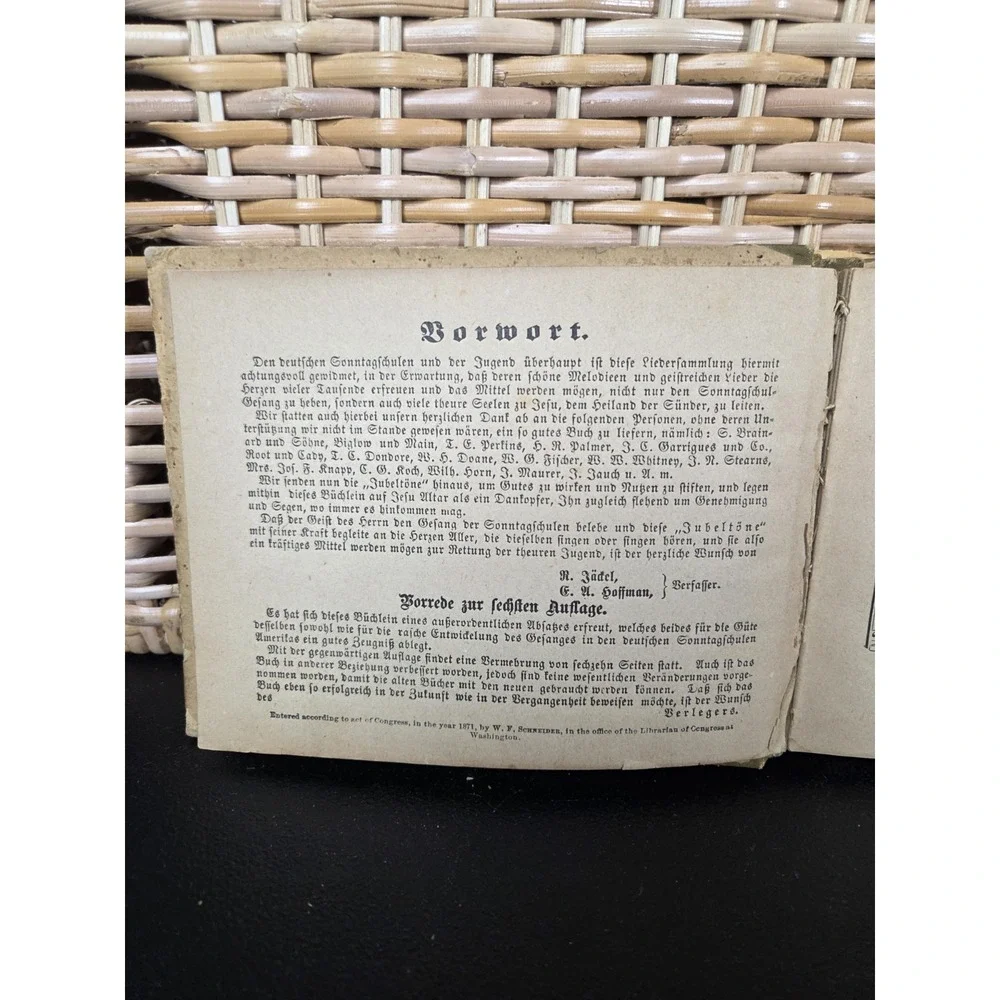 1892 Jubeltöne Hosianna (German Edition) Songbook for Families-Church Gatherings